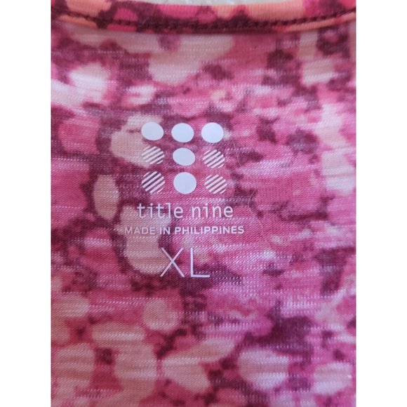 Title Nine Henerala Red Orange Racerback Tank Top Size XL - Picture 3 of 5